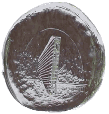 Glas-Taler klein  von Klaus B&uuml;chler 